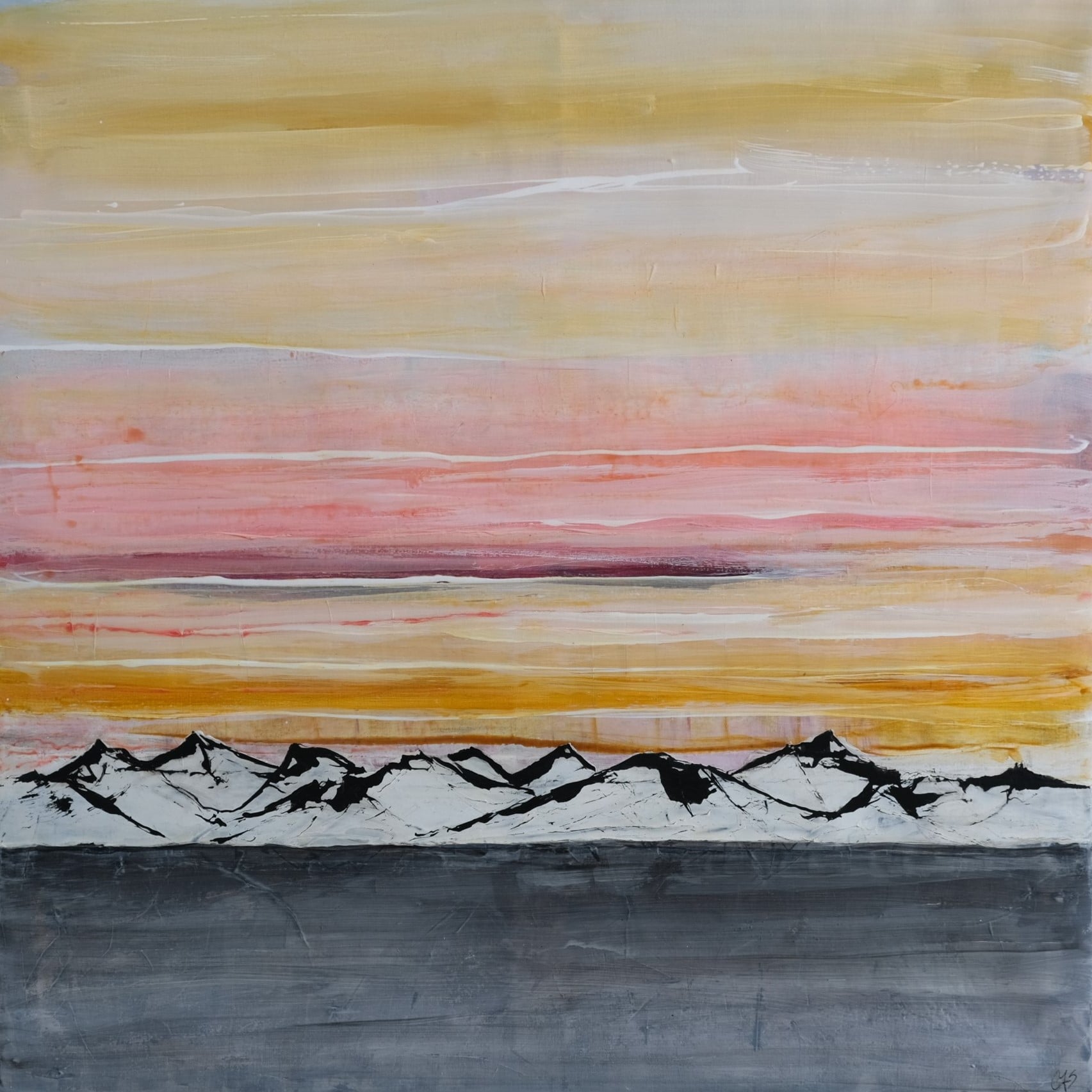 Nordlandet, Nuuk.
90x90 cm.
4.800 kr.
