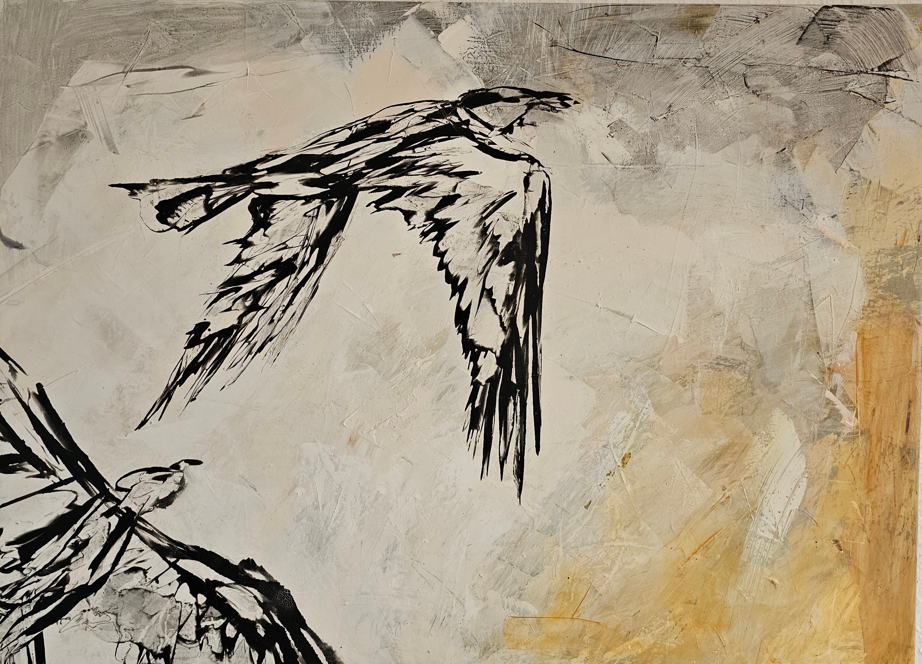 Chasing Ravens
90 x 65 cm.
Pris: 3.900
Pt. udstillet hos Nuuk Farvecenter